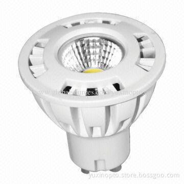 5W LED Spotlight, High Brightness, Adopts High-quality COB LED, Constant Current AC Power Supply